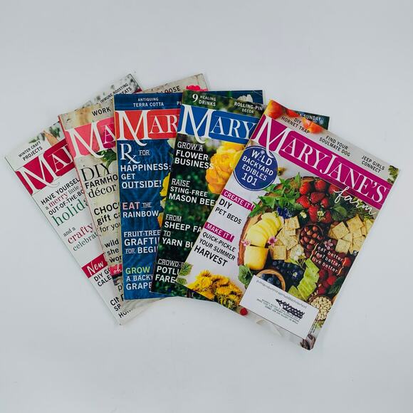 Mary Janes Farm Magazine Lot of 5 Dec 2020 - Sept 2021 Out Of The Box Work Play - Picture 10 of 10